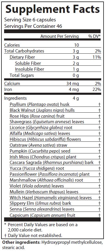 Herbal Fiberblend capsules